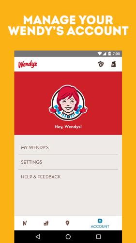 6 star. . Wendys app download